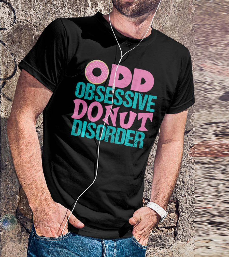 ODD Obsessive Donut Disorder Pink Icing T-Shirt