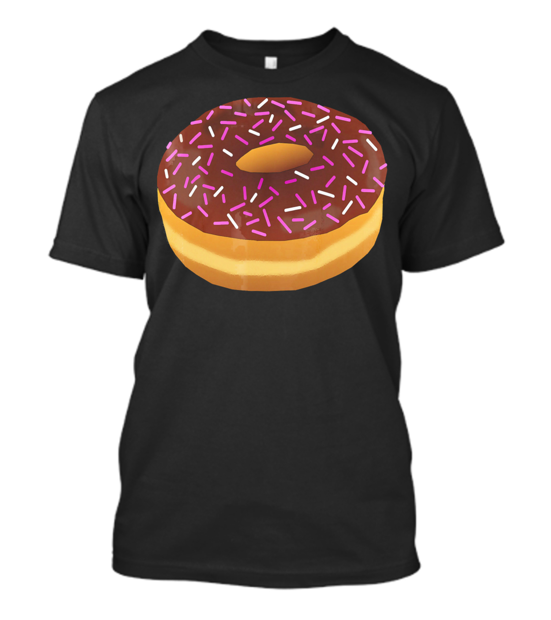 Donut For President We LOVE Donuts Sprinkled Chocolate Doughnut T-Shirt