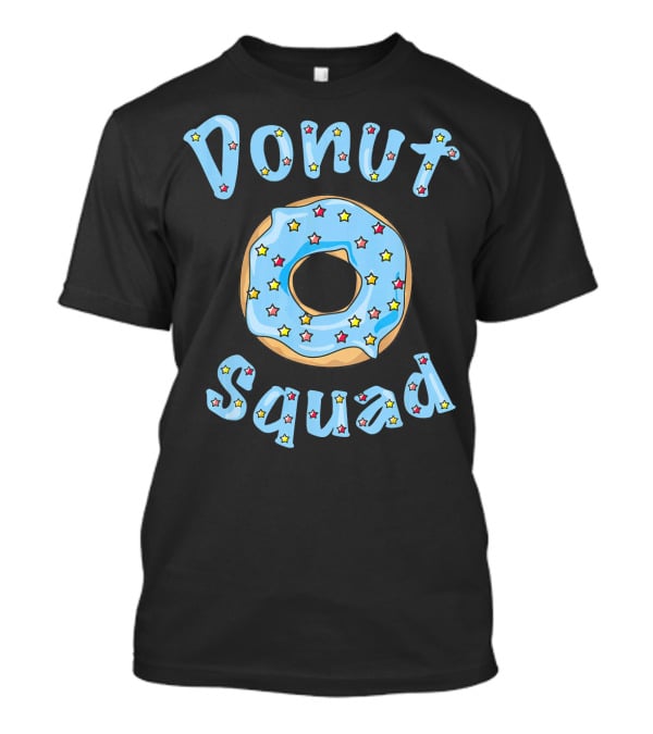 Donut Squad Blue Starry Frosted Cute Foodie Lover T-Shirt
