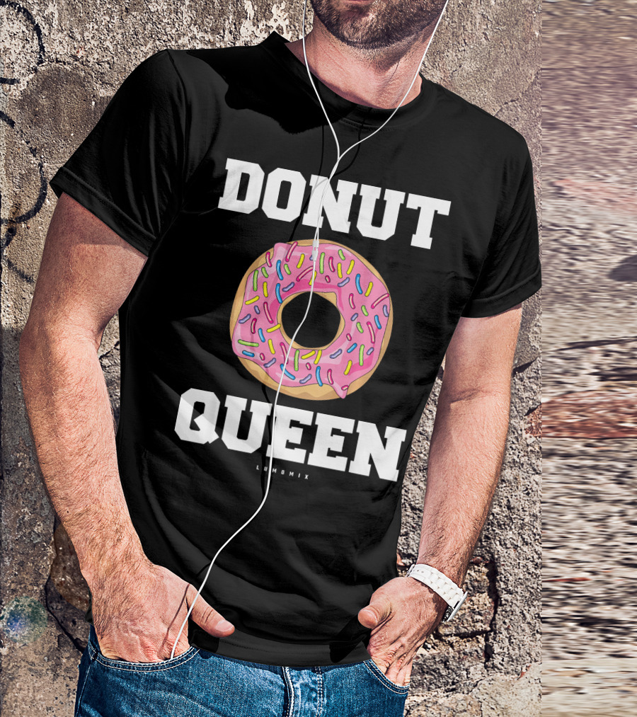 Donut Queen Pink Frosted Sprinkles Lumomix T-Shirt