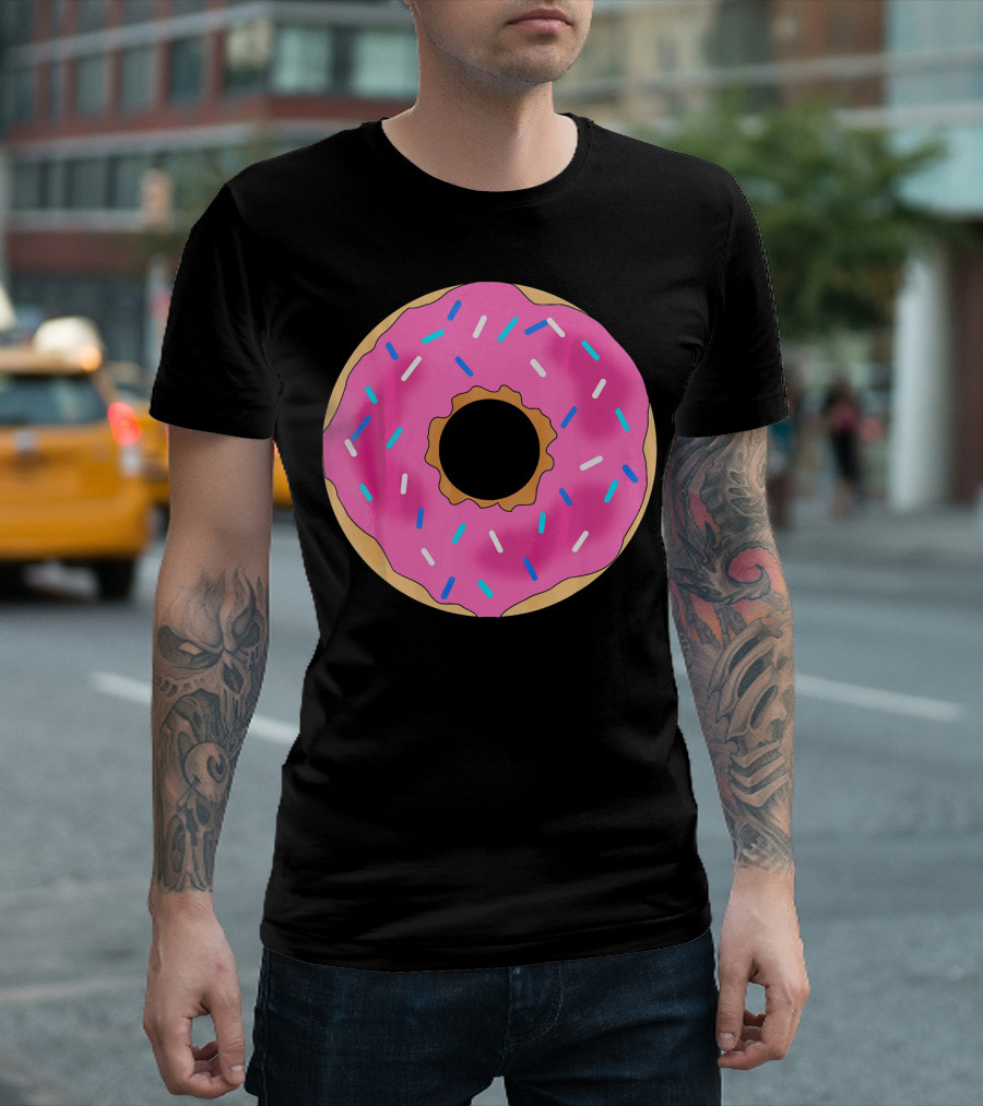 Donut Girls Tod Pink Frosted Sprinkles T-Shirt
