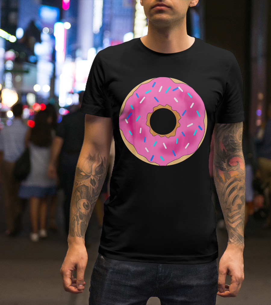 Donut Girls Tod Pink Frosted Sprinkles T-Shirt