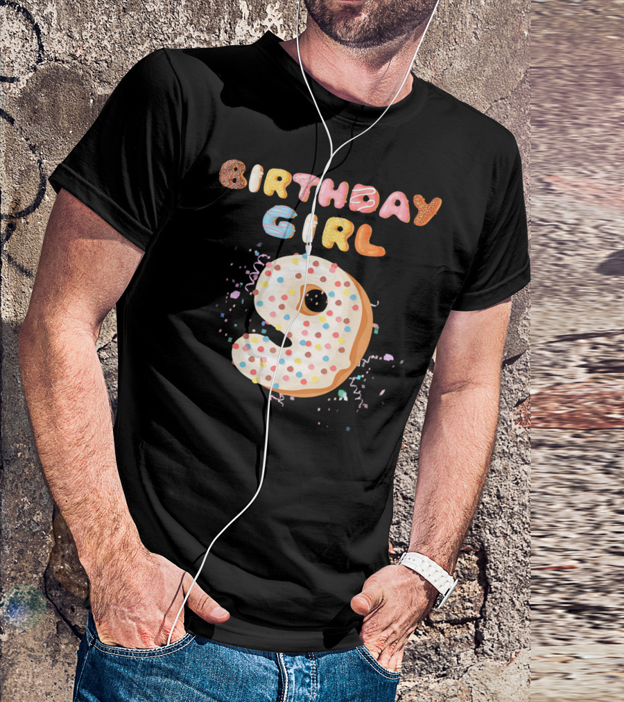 Birthday Girl Donut 9 T-Shirt