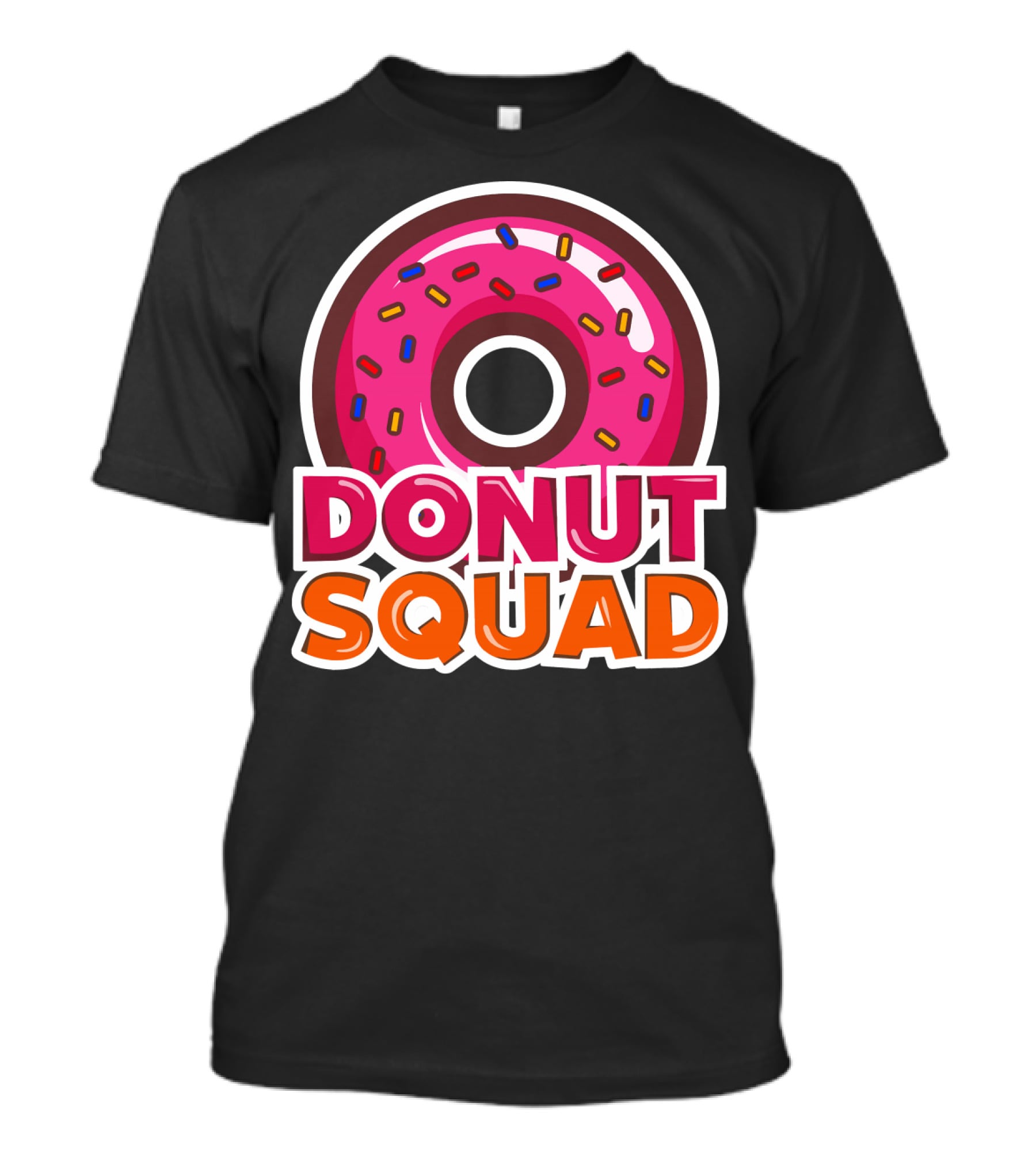 Cool Donut Squad Funny Doughnut Group With Sprinkles T-Shirt