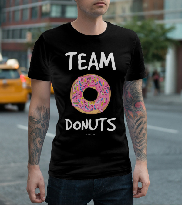 TEAM DONUTS FUNNY LUMALIUX T-Shirt