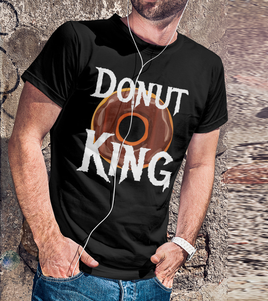 Donut King Food Lover Chocolate Glazed Enthusiast T-Shirt