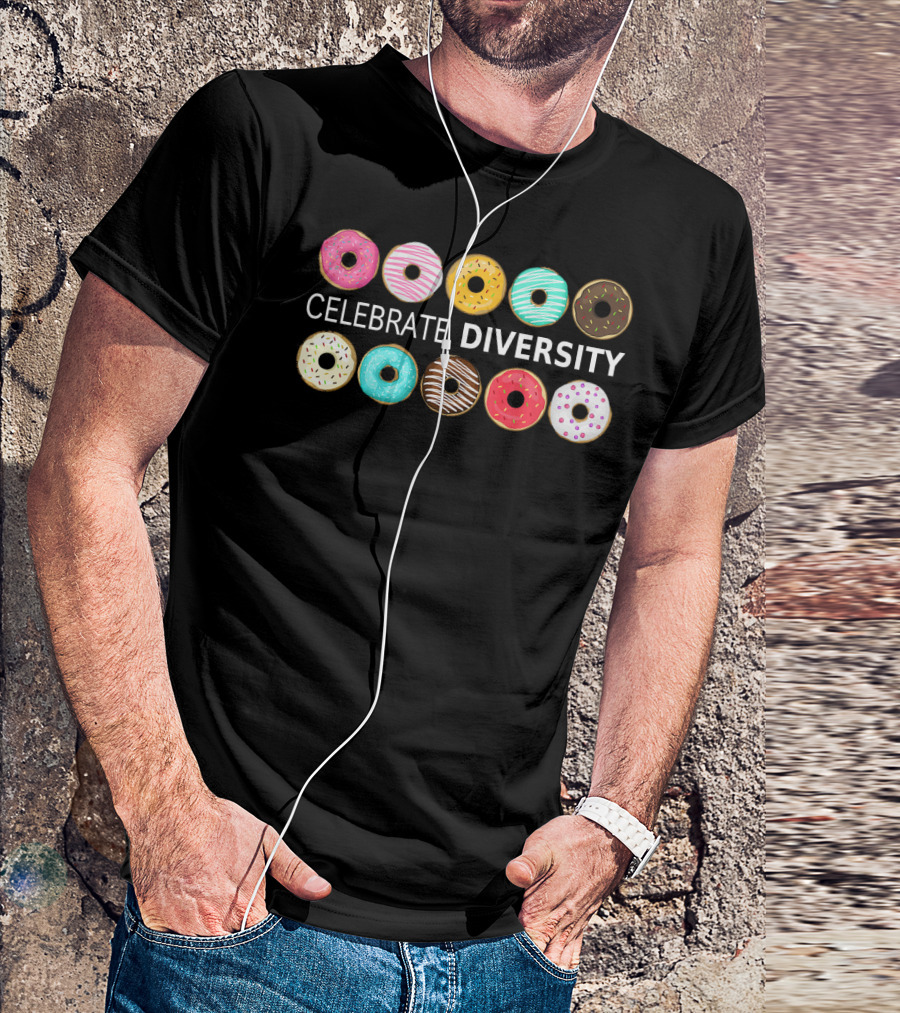 Celebrate Diversity With Colorful Donut Sprinkles T-Shirt