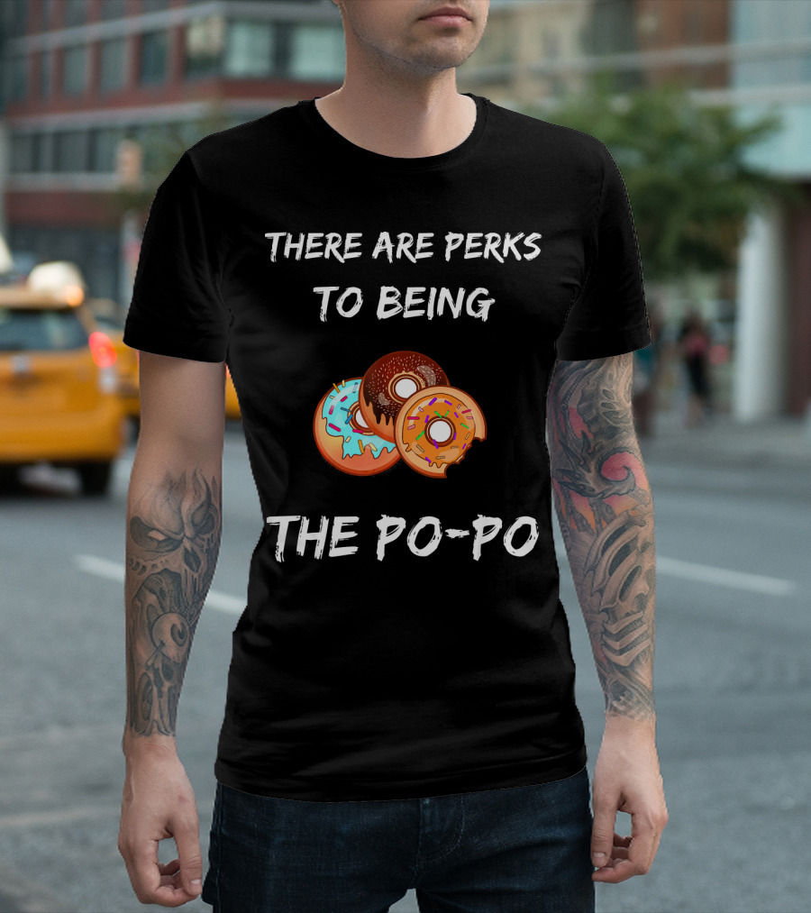 There Are Perks to Being the Po-Po Donuts T-Shirt