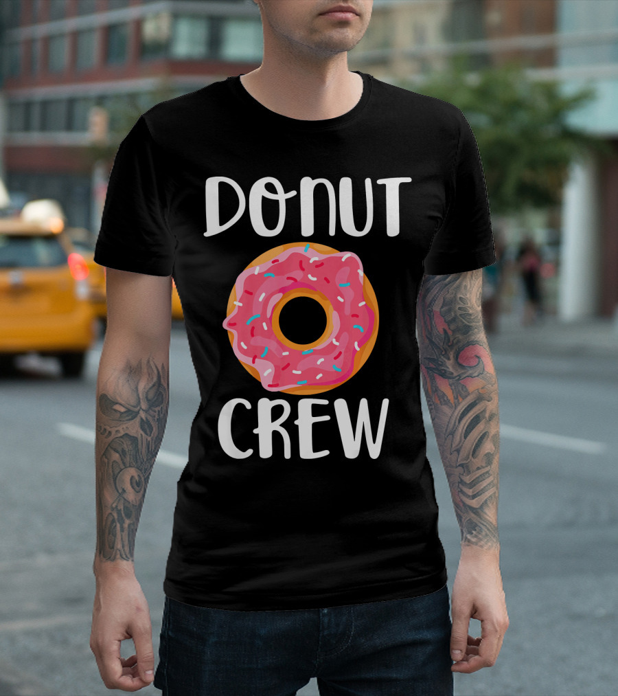 Donut Crew Doughnut Birthday Party T-Shirt