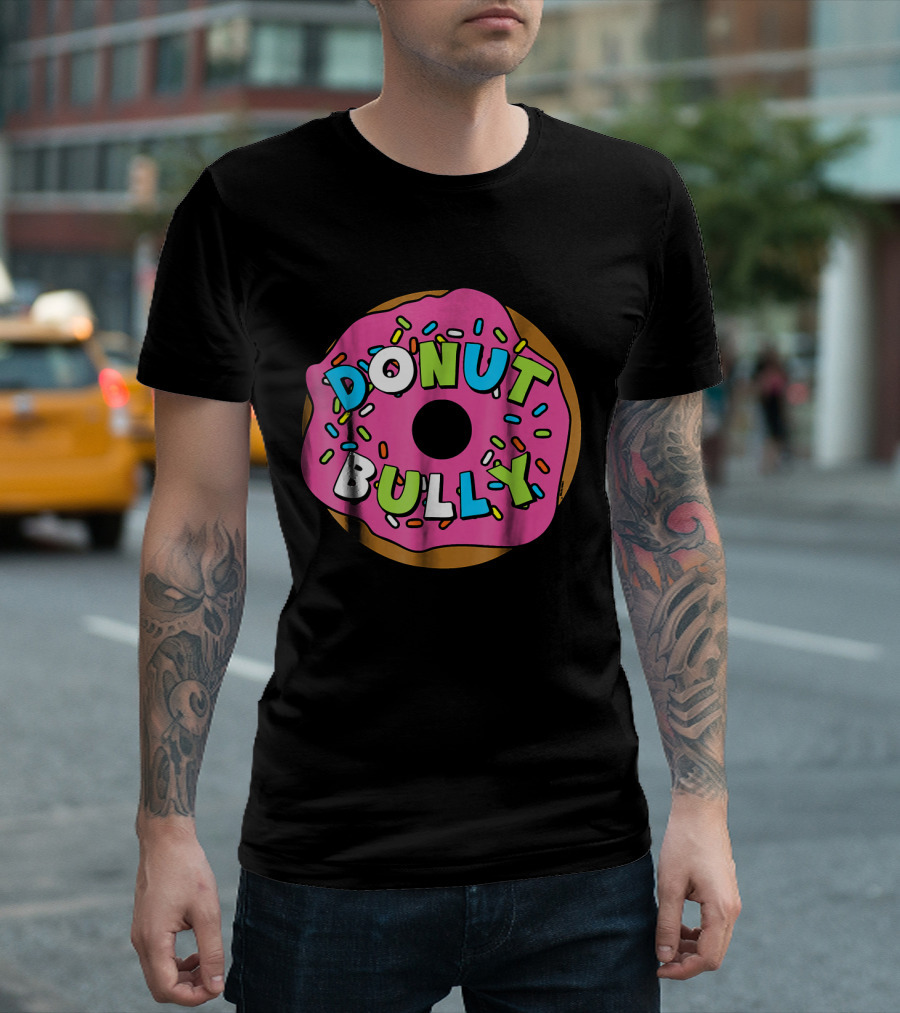 Donut Bully Choose Kind Anti Cute Sprinkles Pink Dessert T-Shirt