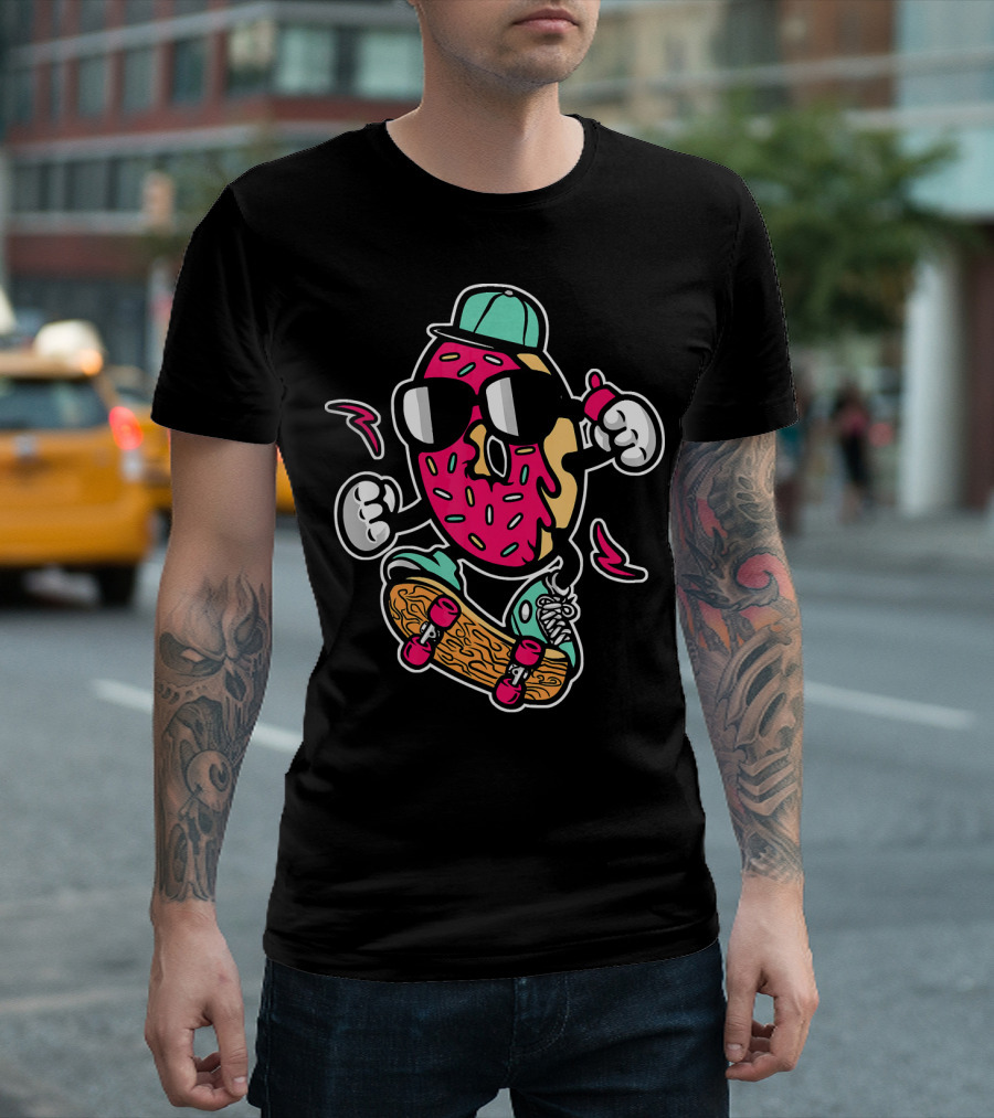 Skateboard Donut Urban T-Shirt