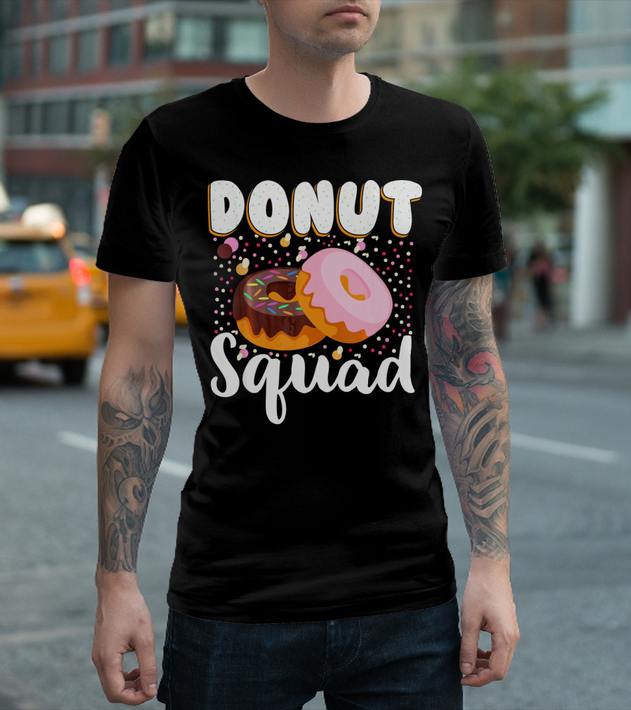 Donut Squad Funny Donut Lover Sprinkle Donut Part T-Shirt