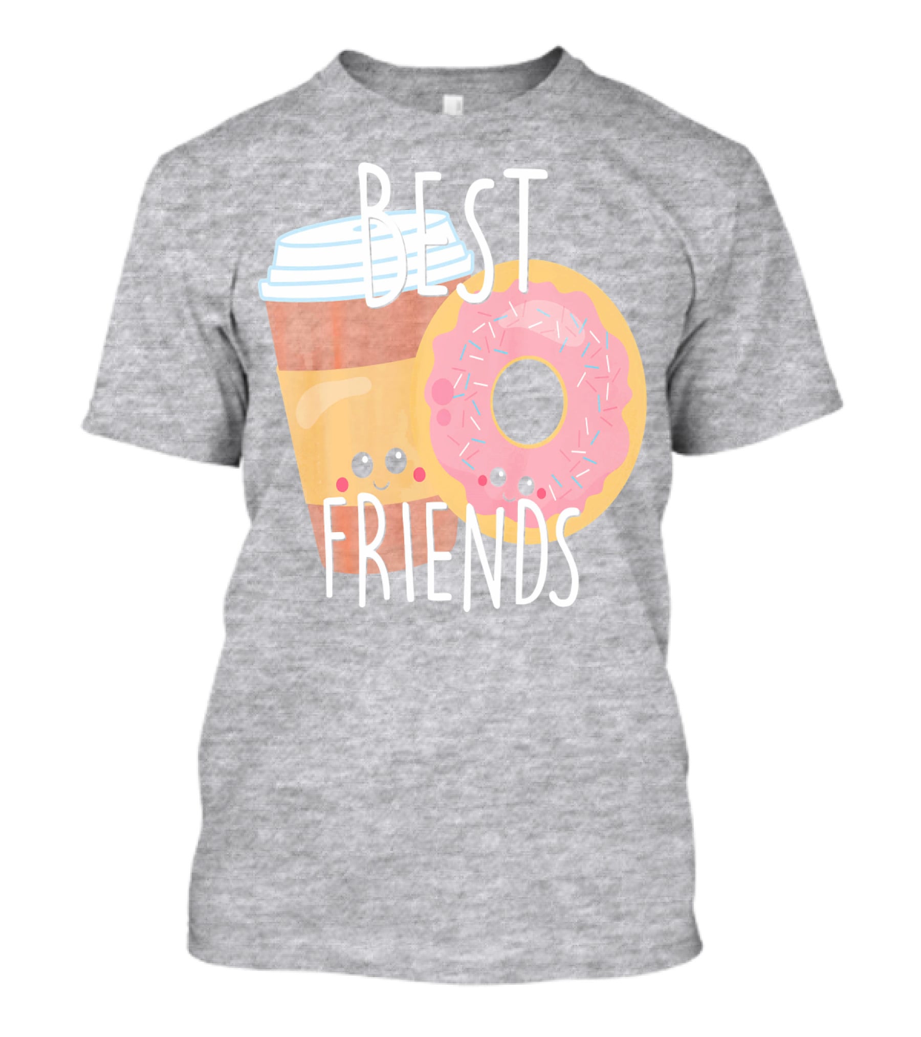 Best Friends Coffee And Donut Perfect Pairing T-Shirt