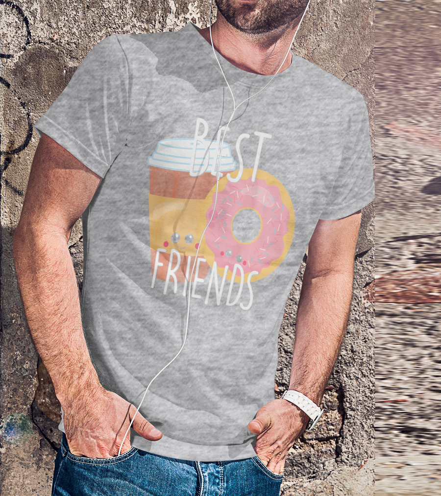 Best Friends Coffee And Donut Perfect Pairing T-Shirt