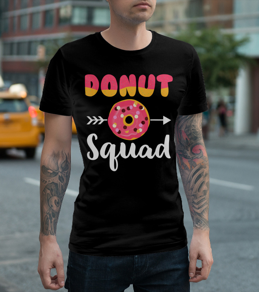 Donut Squad Funny Donut Lover Party T-Shirt