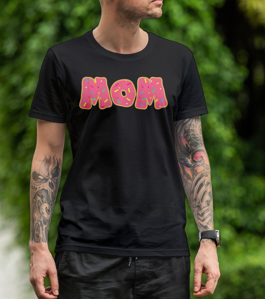 Funny Donut Sprinkle MOM T-Shirt