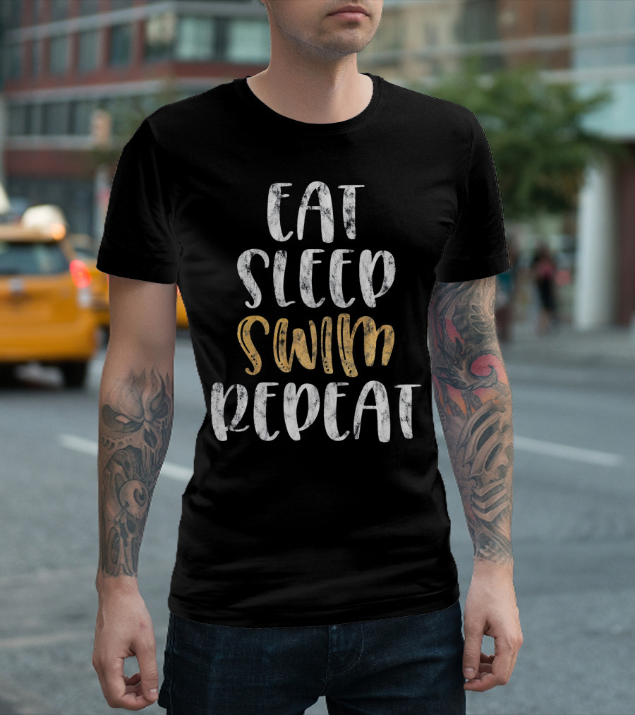 Eat Sleep Swim Repeat T-Shirt
