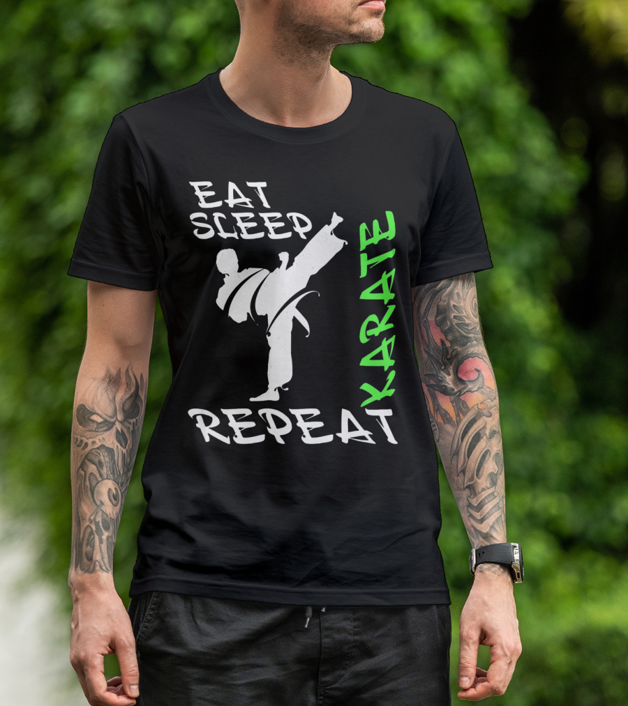 Eat Sleep Karate Repeat T-Shirt