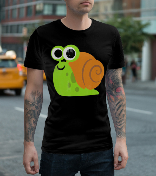 Cute Snail Emoji Lovers Shell T-Shirt