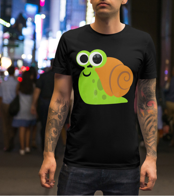 Cute Snail Emoji Lovers Shell T-Shirt