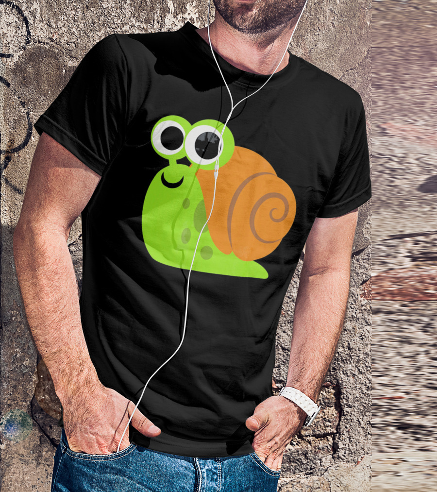 Cute Snail Emoji Lovers Shell T-Shirt