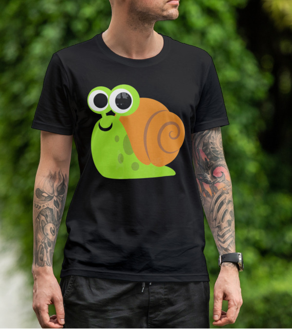 Cute Snail Emoji Lovers Shell T-Shirt