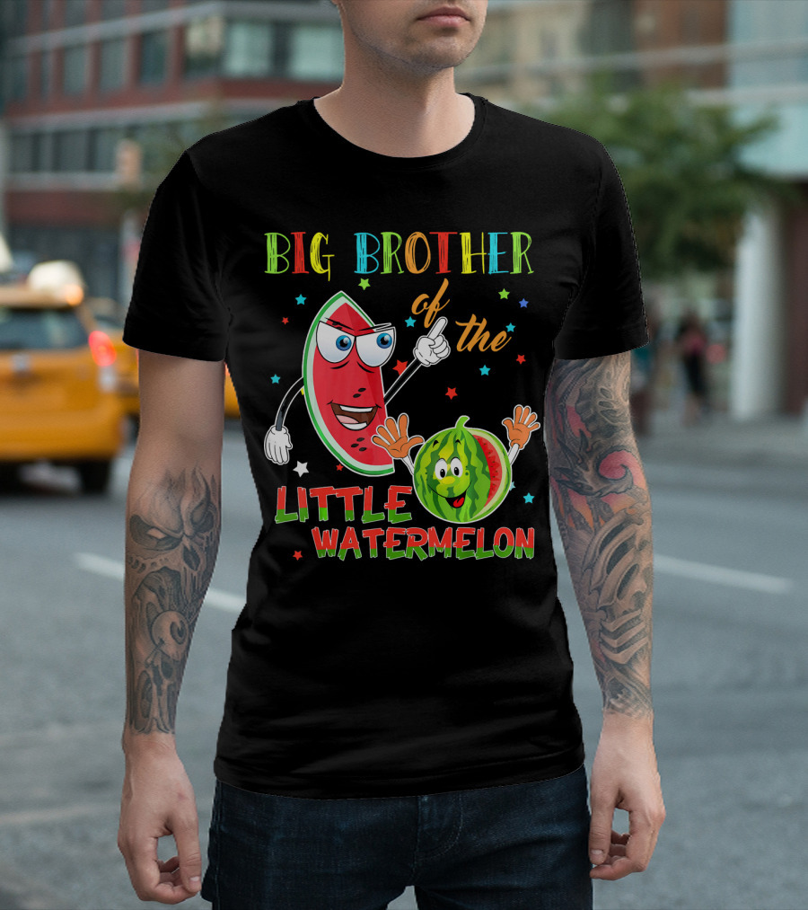 Big Brother of the Little Watermelon Birthday T-Shirt