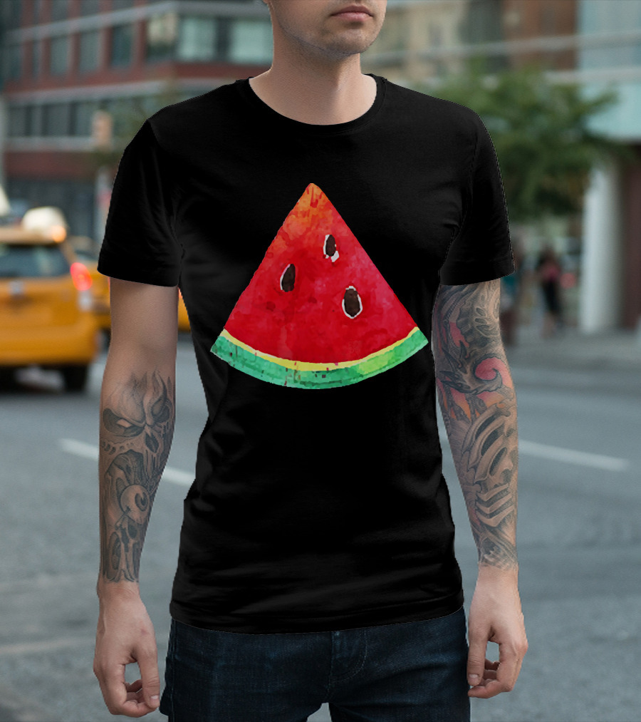 Watermelon Slice Fun Fruit Group Costume T-Shirt