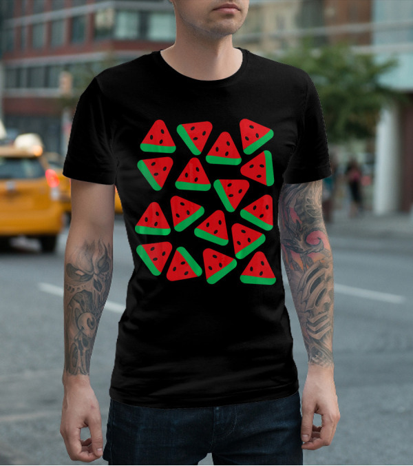 Have A Nice Day - Watermelon Man Pattern Summer Fruit Fun T-Shirt