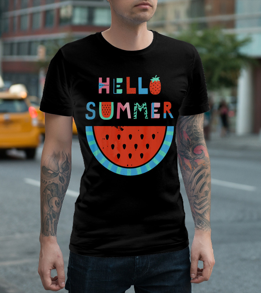 Hello Summer Fun Watermelon T-Shirt