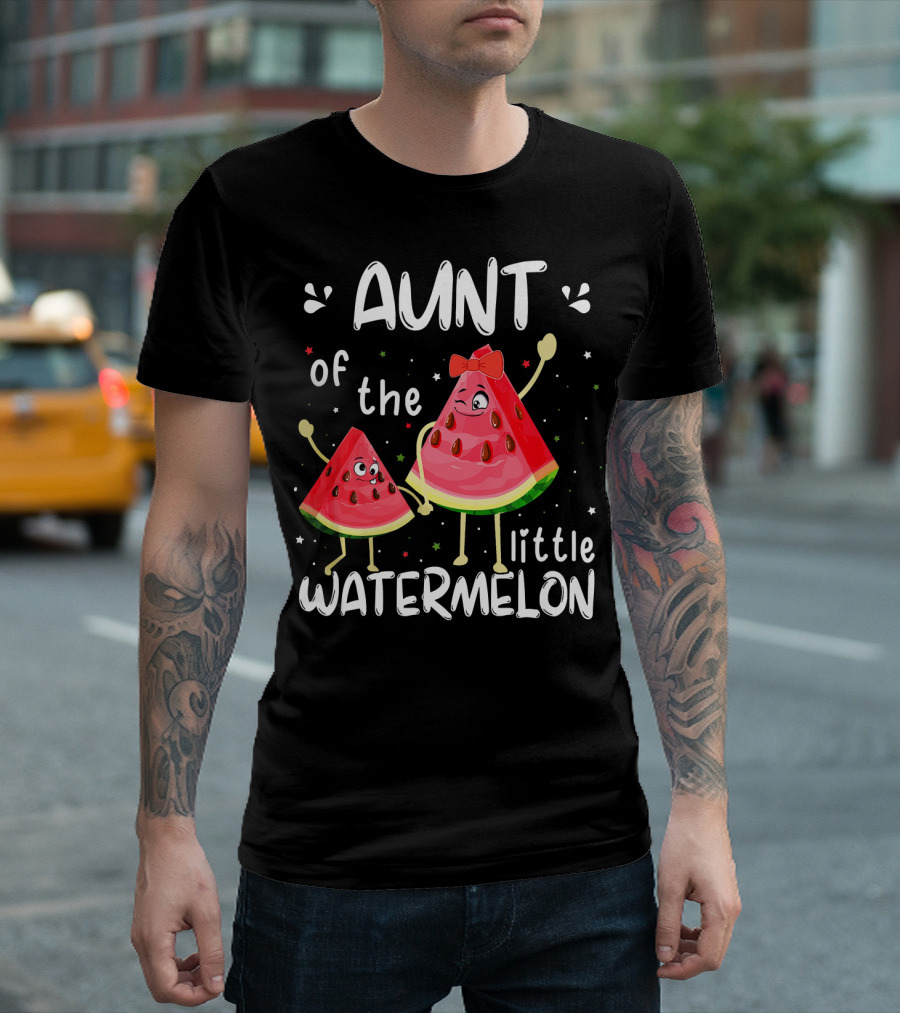 Aunt of the Little Watermelon T-Shirt