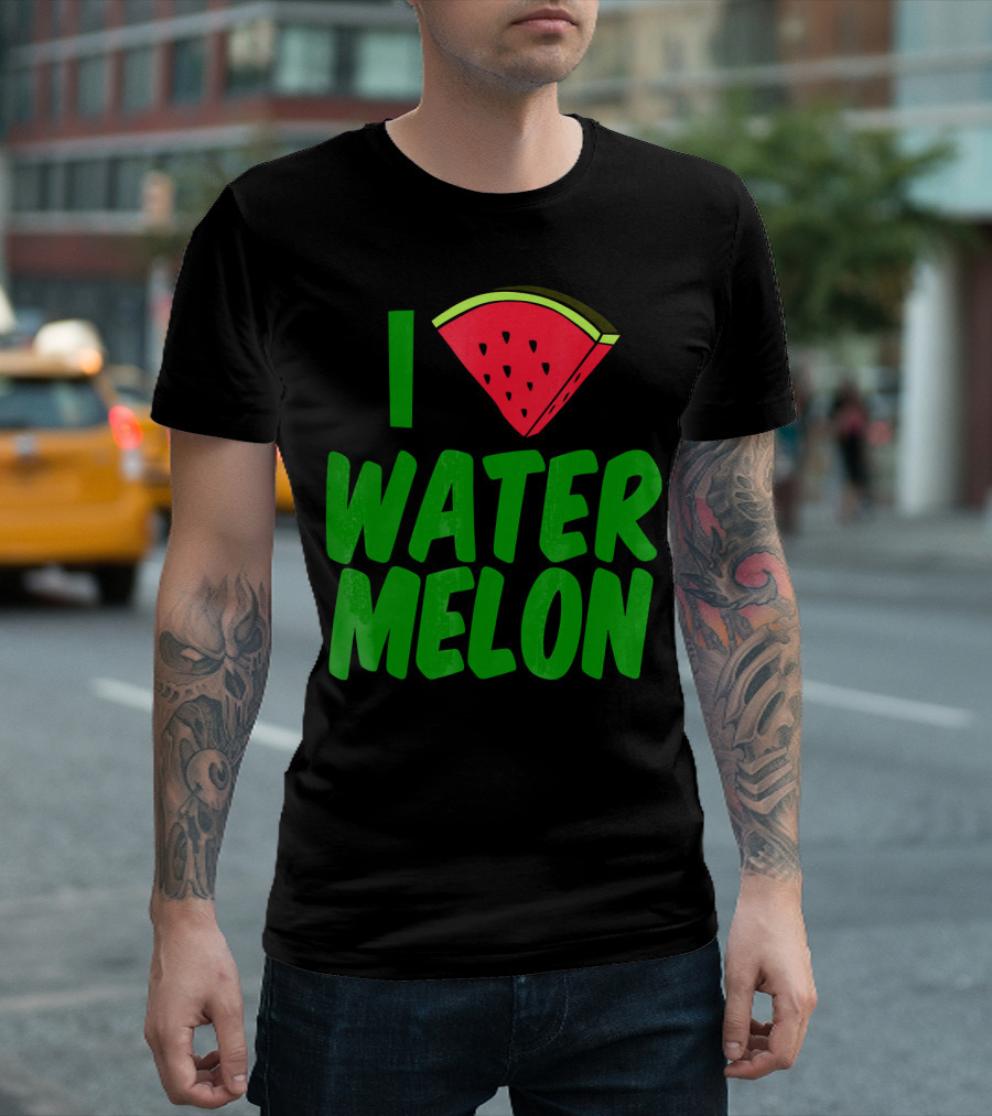 I Love Watermelon Slice Top T-Shirt