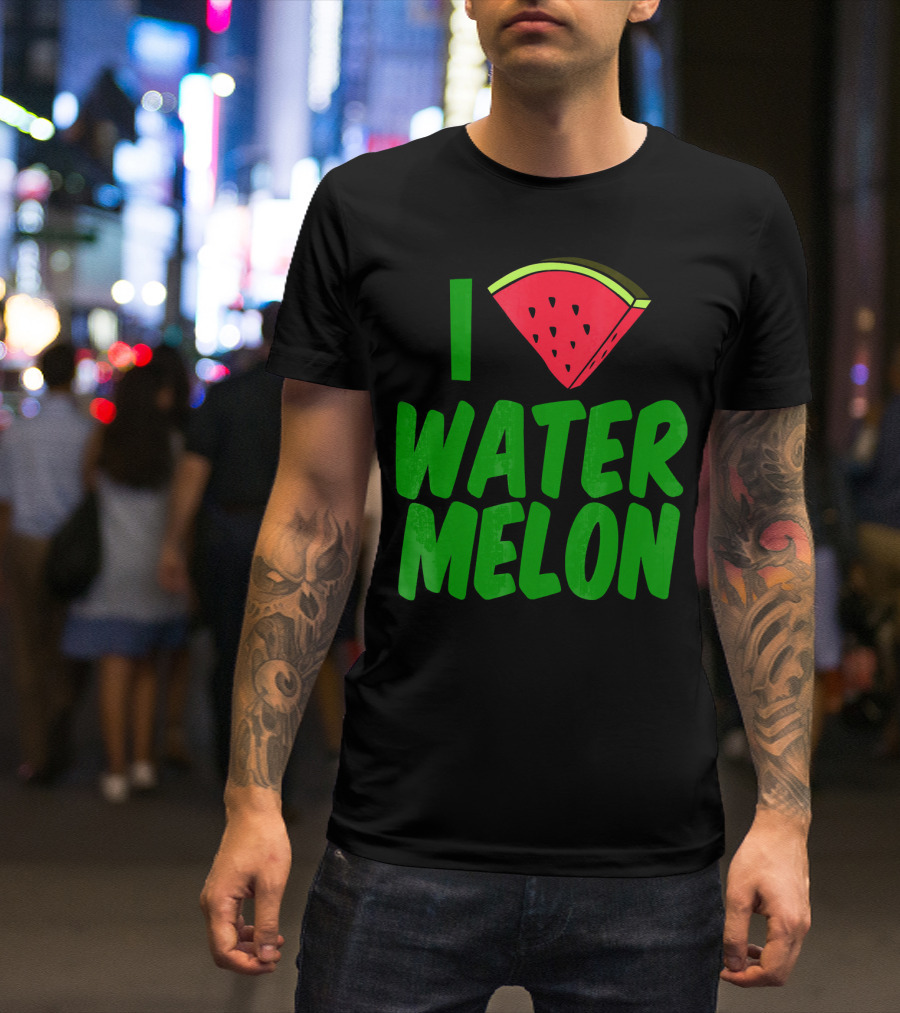 I Love Watermelon Slice Top T-Shirt