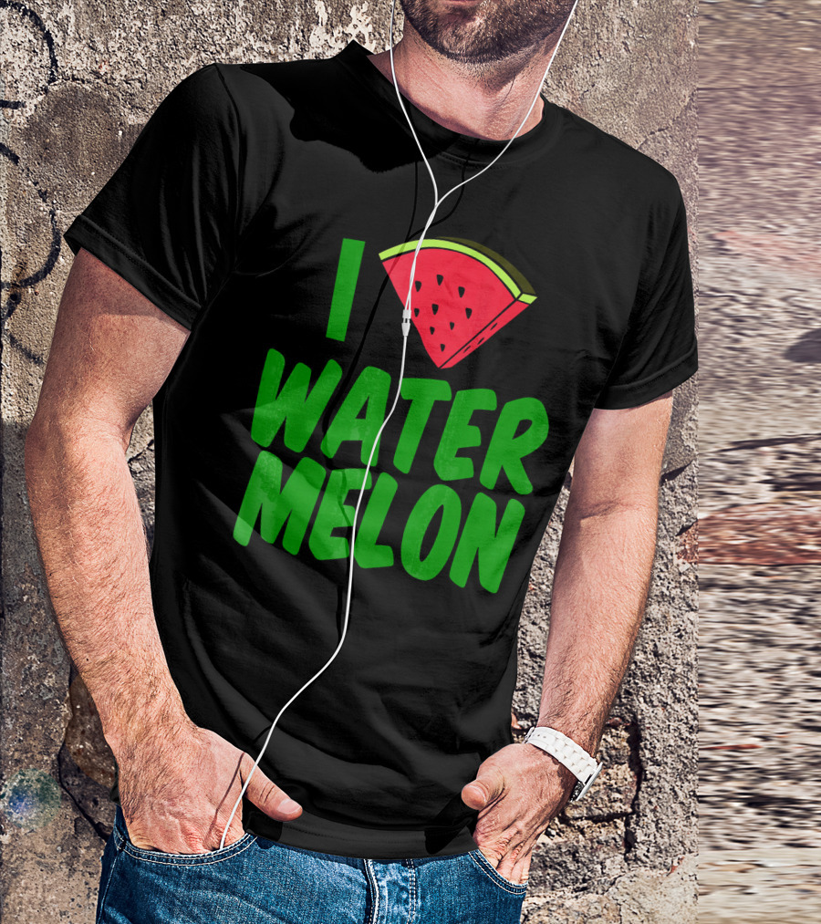 I Love Watermelon Slice Top T-Shirt