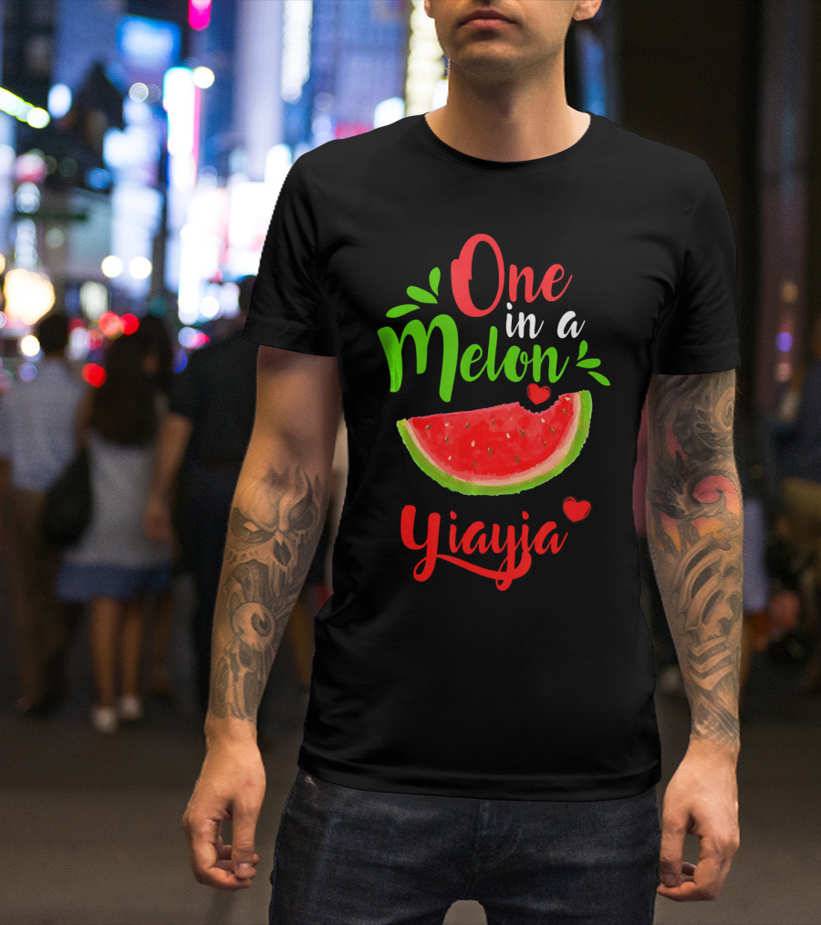 One In A Melon Yiayia Watermelon Summer T-Shirt