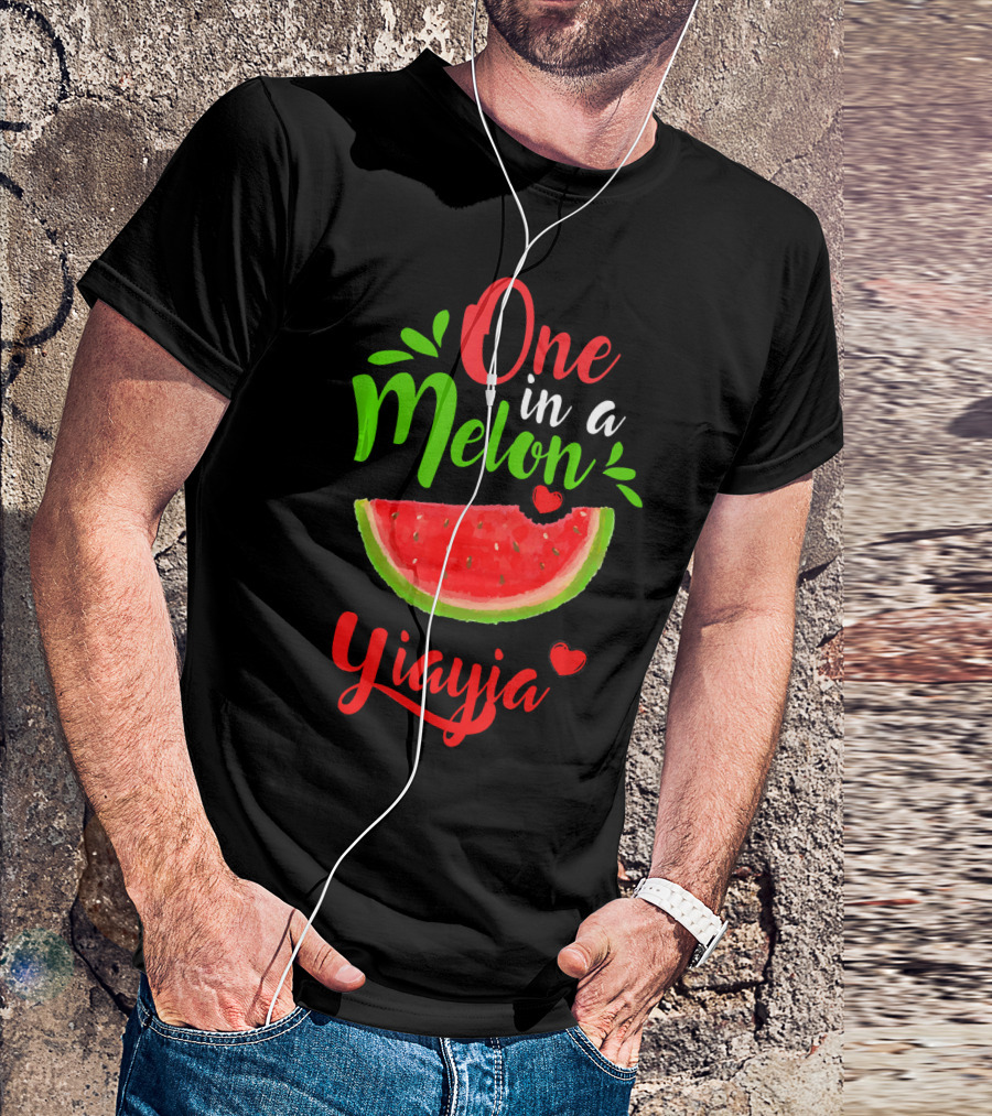One In A Melon Yiayia Watermelon Summer T-Shirt