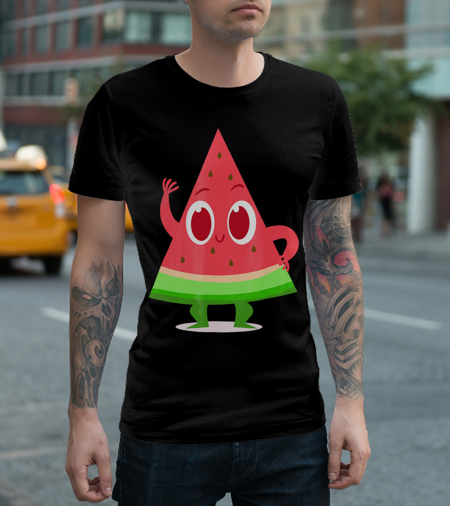 Cheerful Watermelon Dance Summer Fun T-Shirt