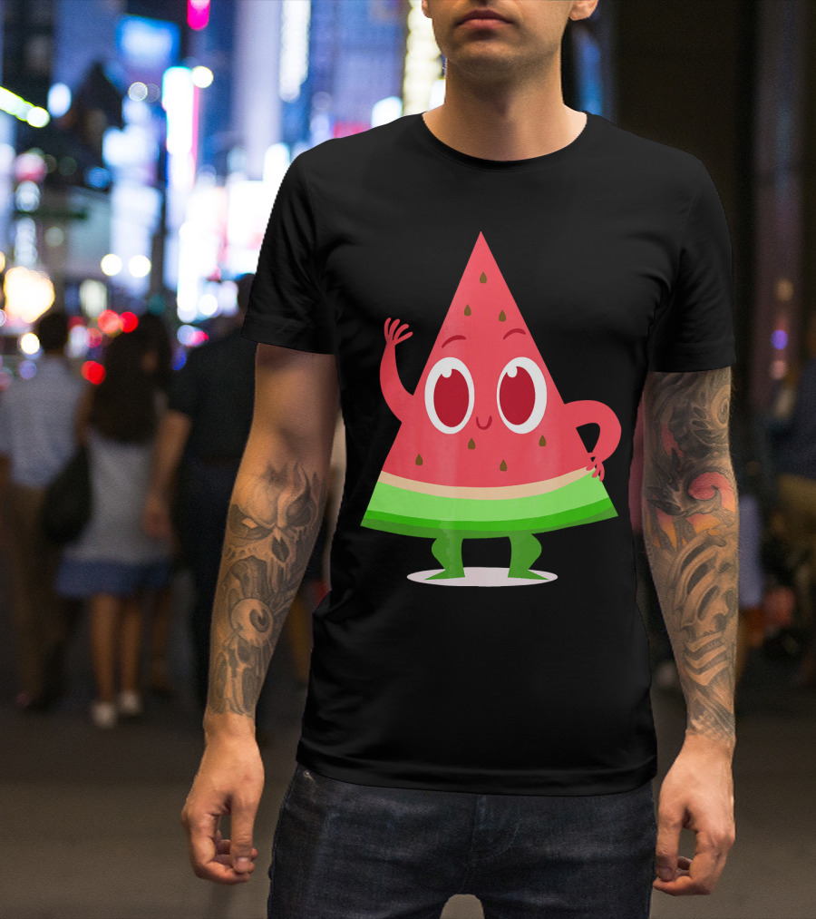 Cheerful Watermelon Dance Summer Fun T-Shirt