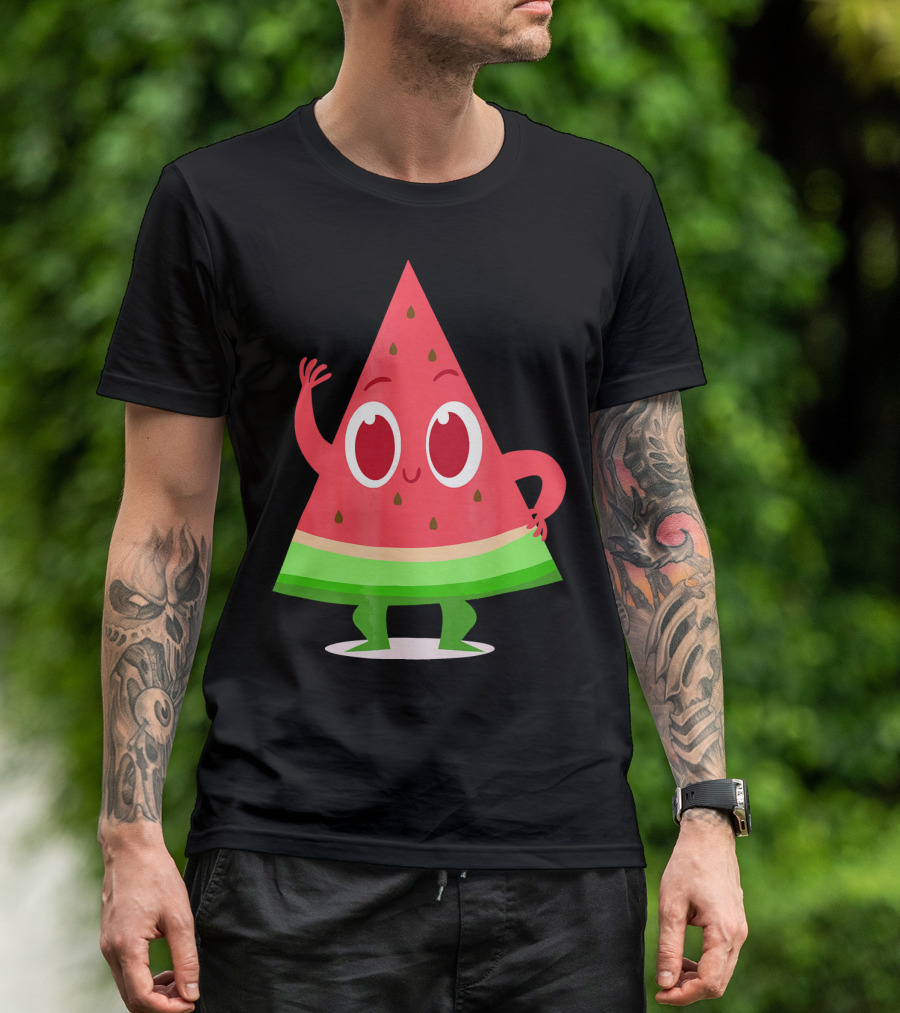 Cheerful Watermelon Dance Summer Fun T-Shirt