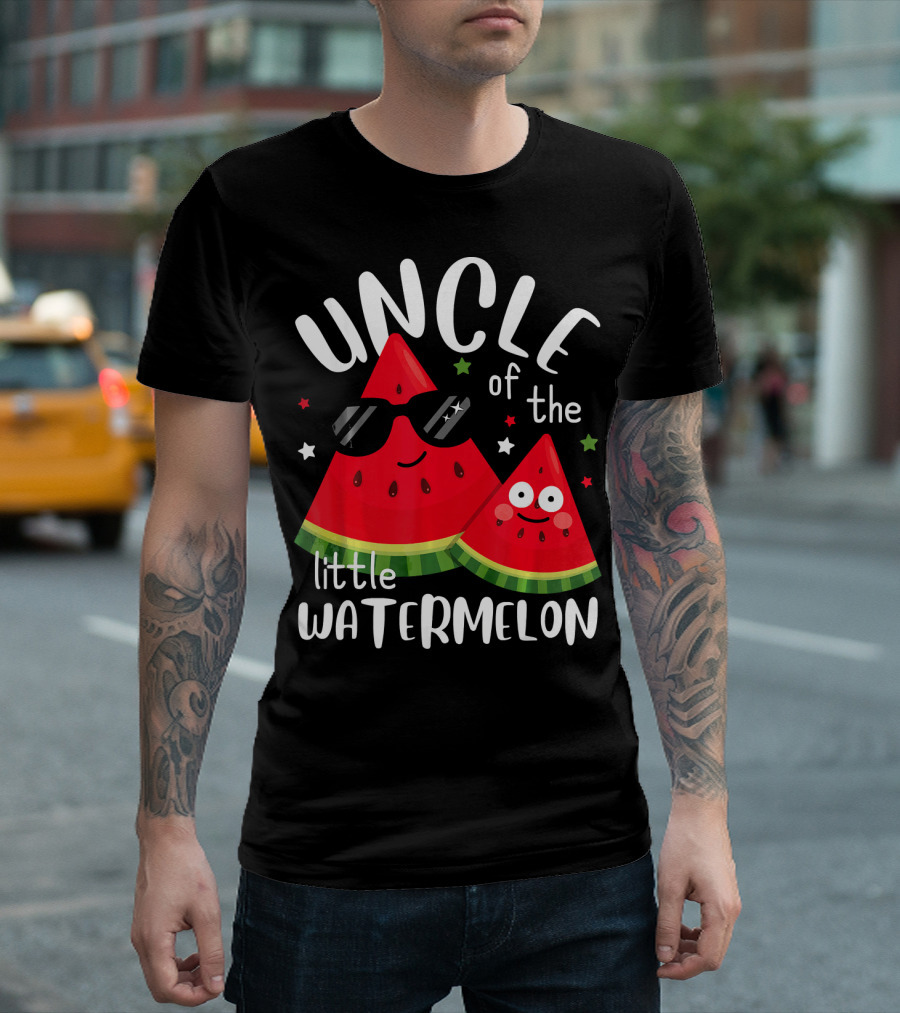 UNCLE OF THE LITTLE WATERMELON WITH SUNGLASSES SUMMER T-Shirt