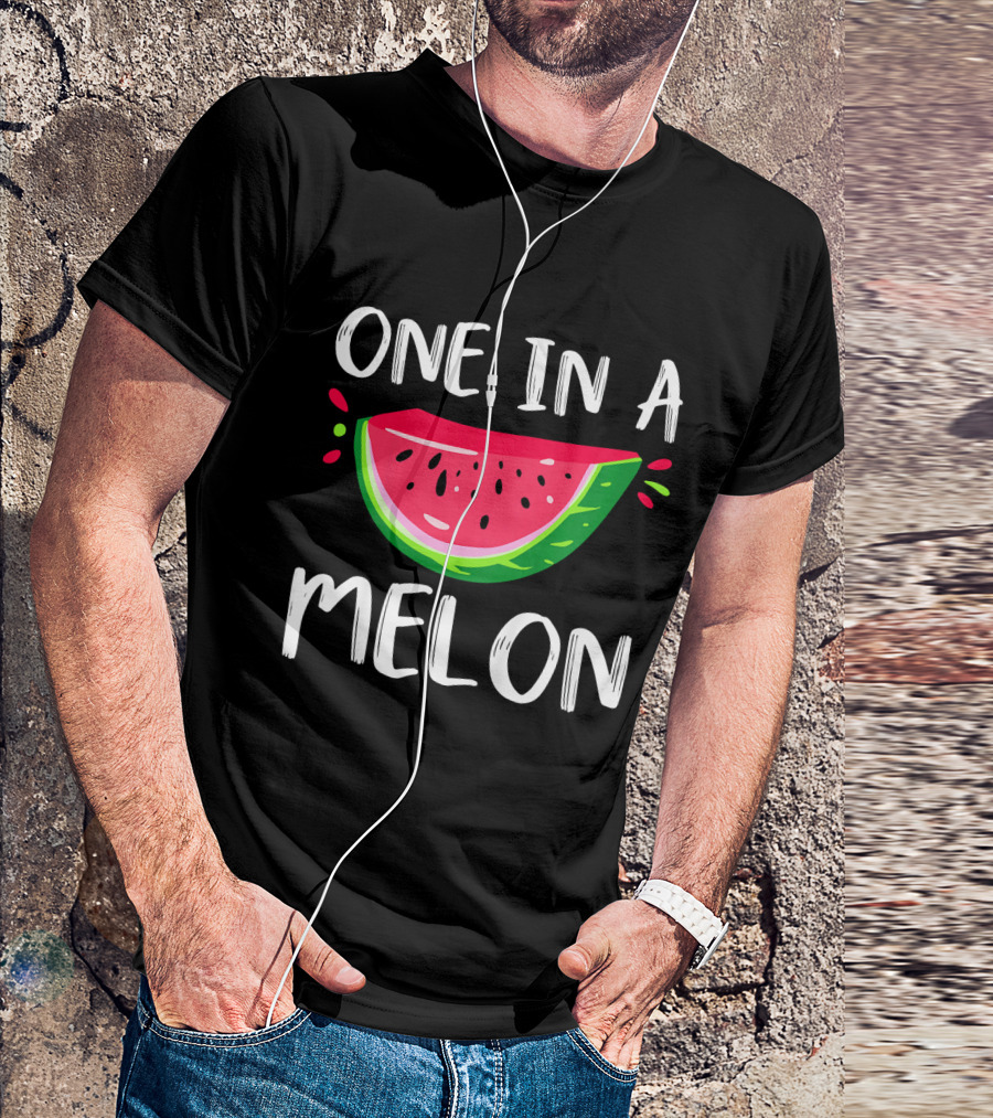 One In A Melon Kids Cute Watermelon Back To School T-Shirt