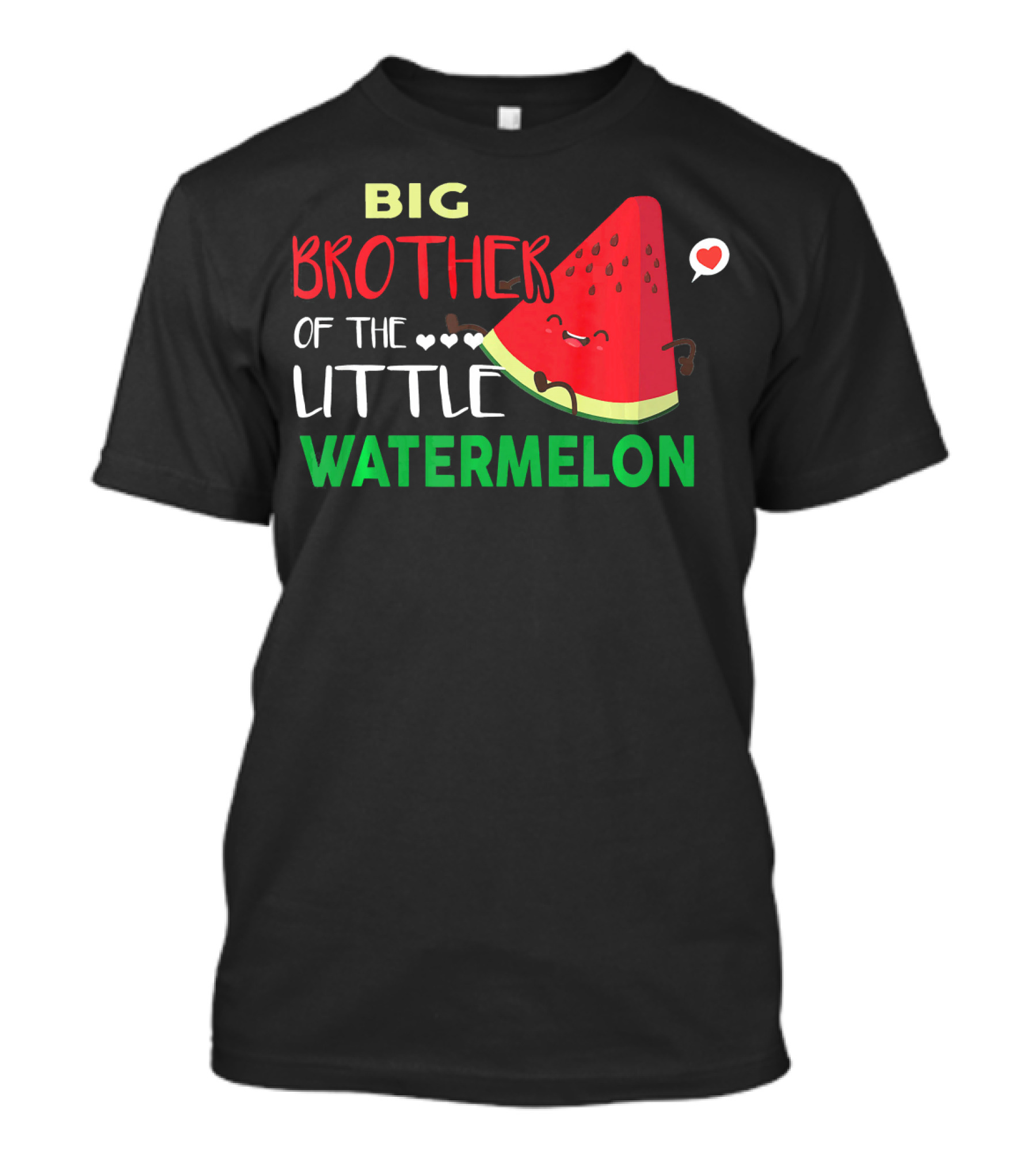 Big Brother Of The Little Watermelon Birthday Fun T-Shirt