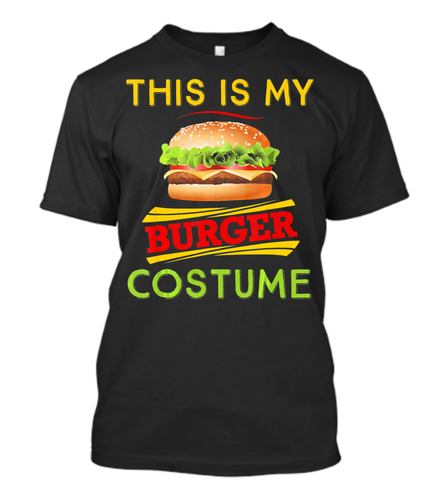 This Is My Burger Costume Halloween T-Shirt