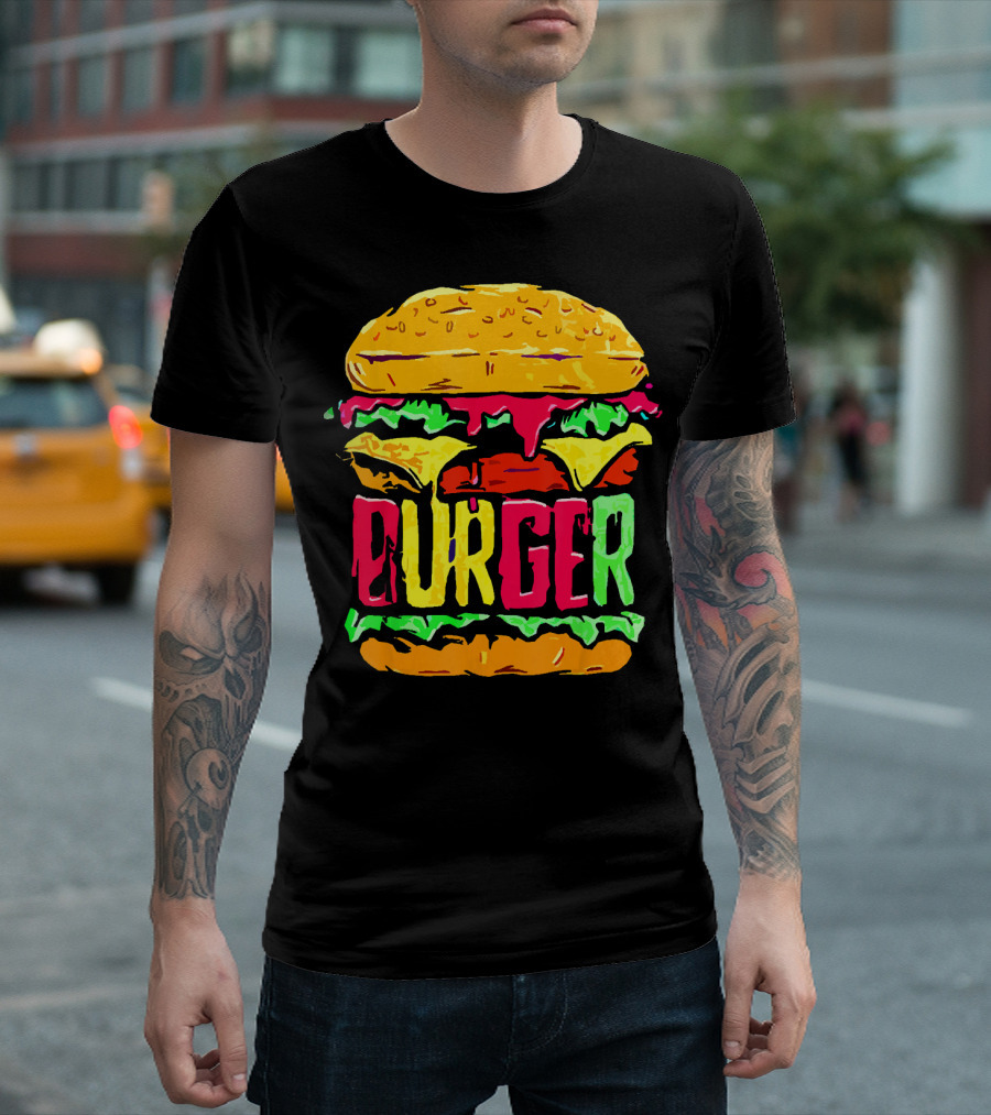 Burger Layers Giant Hamburger T-Shirt