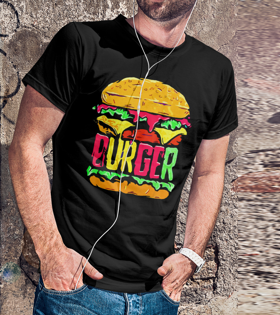 Burger Layers Giant Hamburger T-Shirt