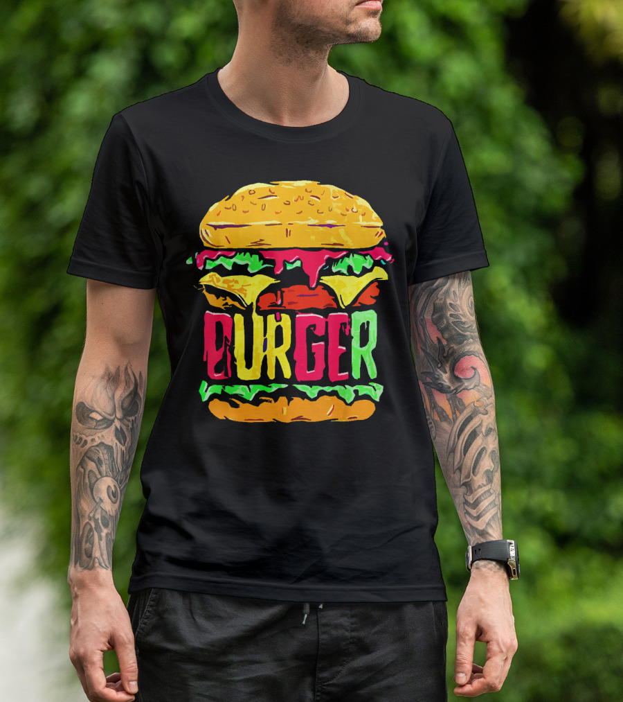 Burger Layers Giant Hamburger T-Shirt
