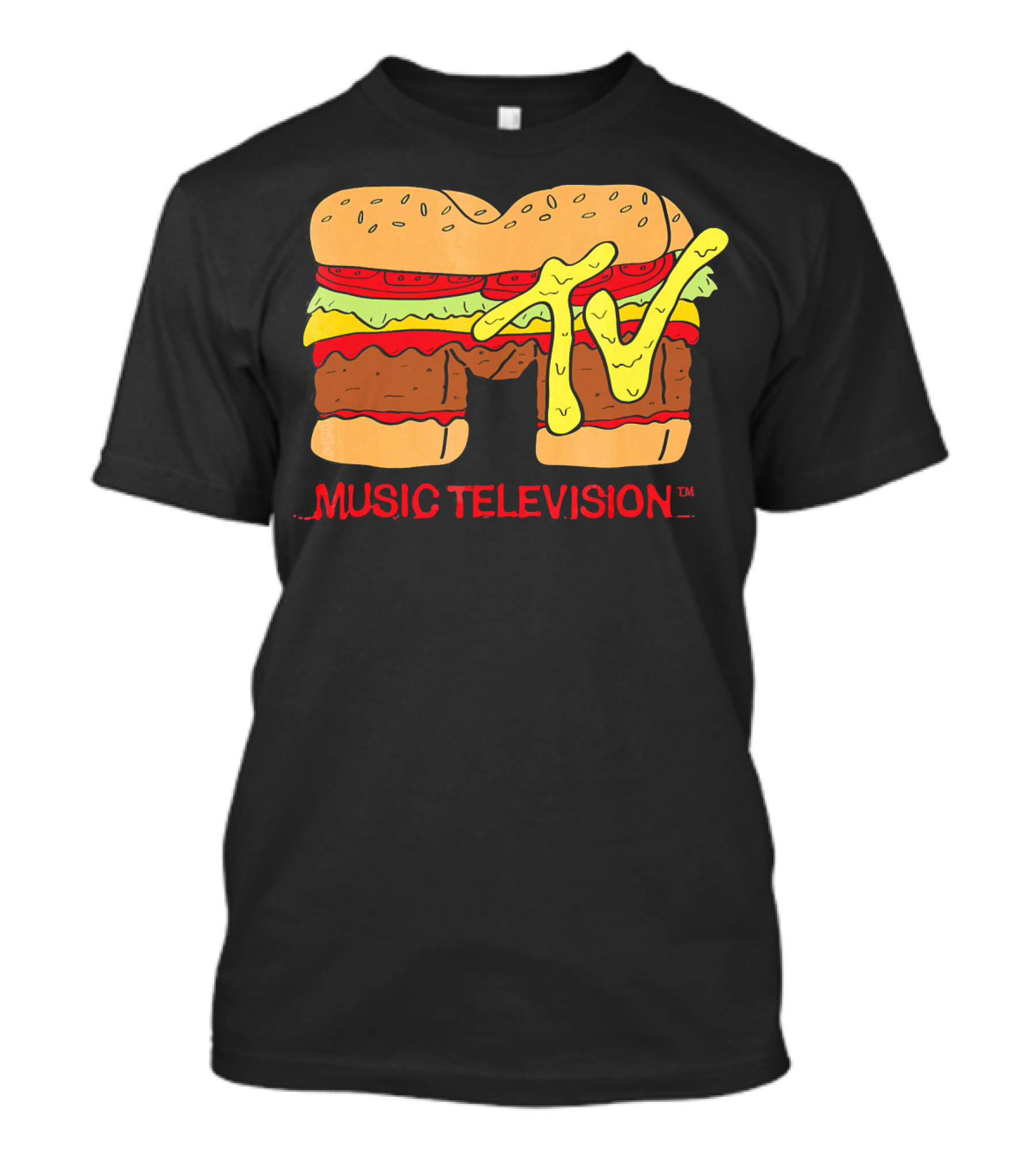 MTV Music Television Hamburger T-Shirt