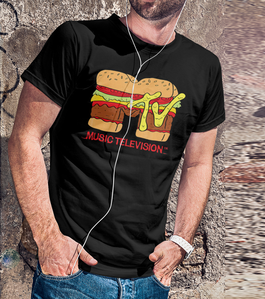 MTV Music Television Hamburger T-Shirt
