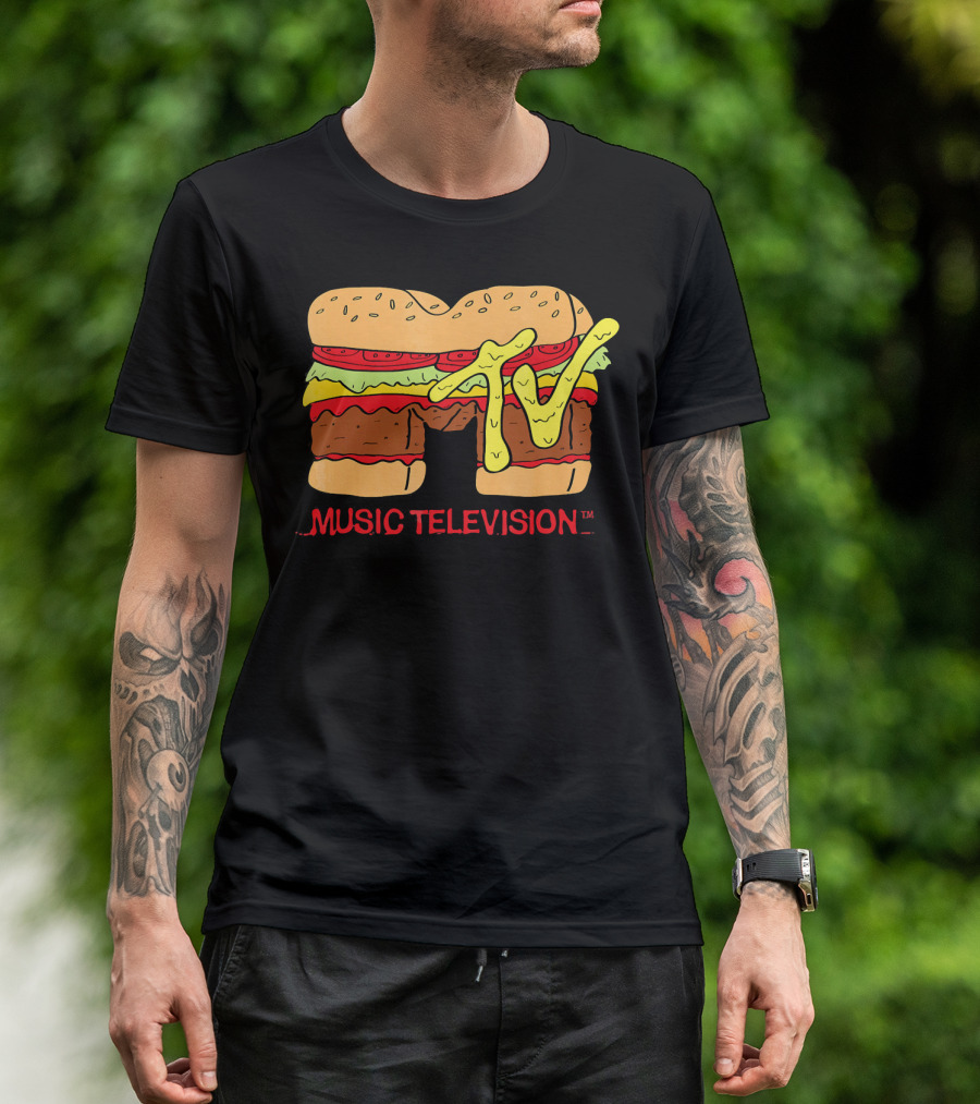MTV Music Television Hamburger T-Shirt