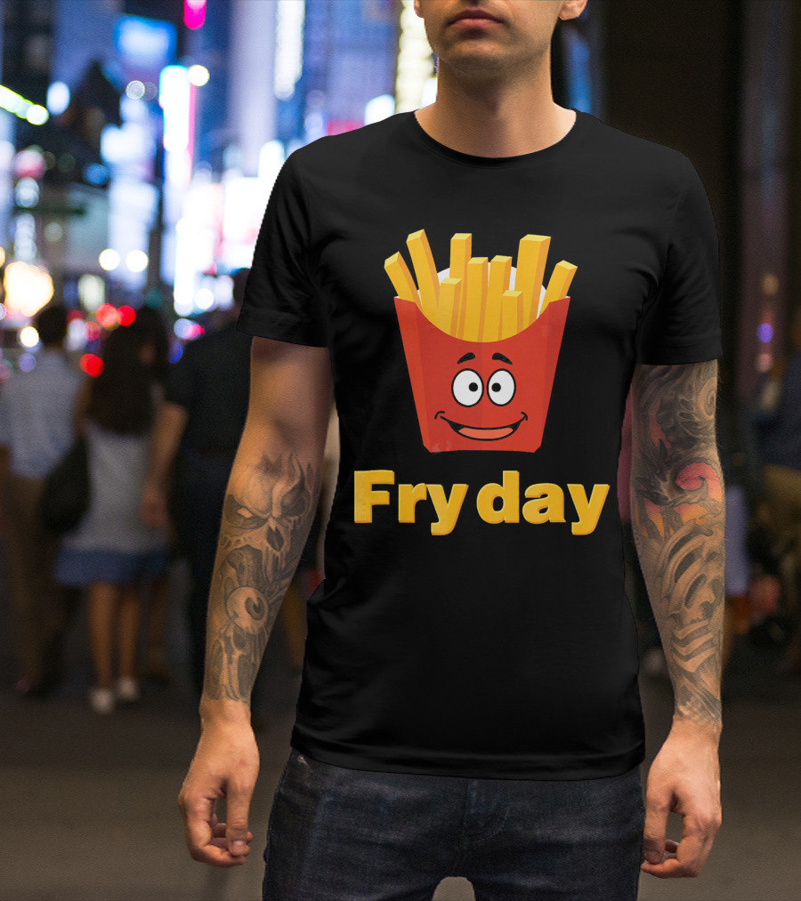 Fry Day Funny Fries Fry Day Burger Frid T-Shirt
